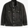 Levis Pride Liberation Black Denim Trucker Jacket For Sale 