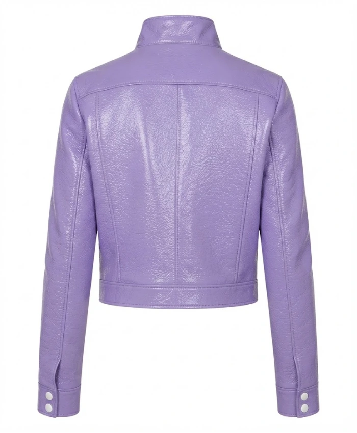 Lily Collins Emily in Paris S02 Emily Cooper Purple Jacket