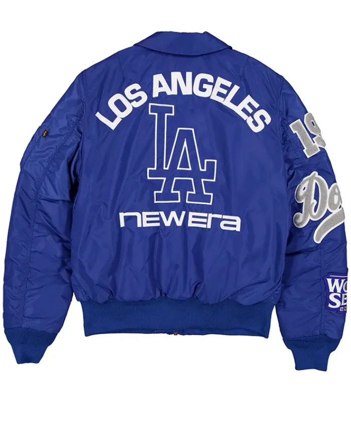 Los Angeles Dodgers Alpha Industries MA-1 Flight Jacket - Image 6