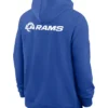 Los Angeles Rams Melbourne 2026 Matthew Stafford Blue Hoodie