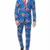 Marvel Captain America Printed Suit for Mens