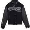 McLaren F1 Team Wool Leather Bomber Jacket