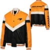 McLaren Racing F1 Turbo Charged Multicolor Leather Jacket for Mens