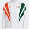 Miami Hurricanes 2001 National Championship White Track Jacket