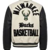 Milwaukee Bucks Modern Originals Classic Rib Varsity Jacket
