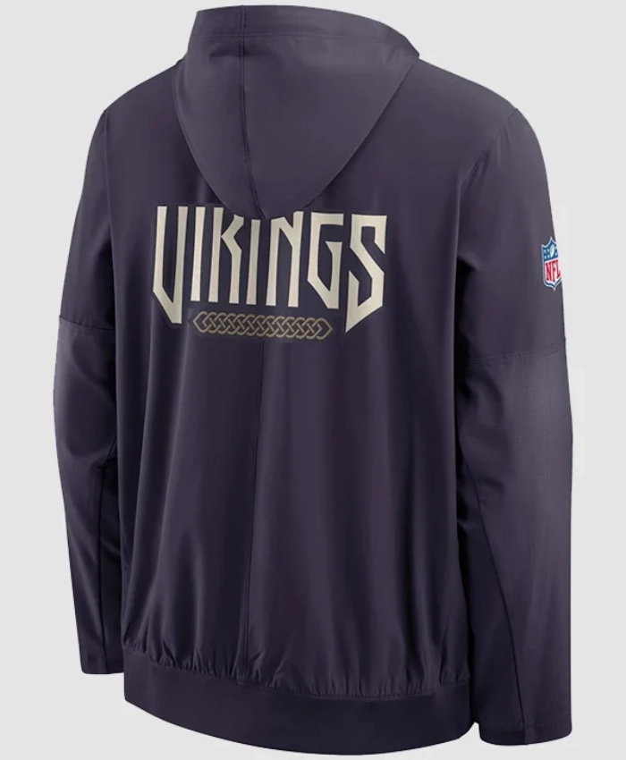 Minnesota Vikings 2026 Rivalries Nike Sideline Half Zip Anorak Jacket