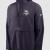 Minnesota Vikings Rivalries Nike Sideline Purple Half Zip Anorak Jacket