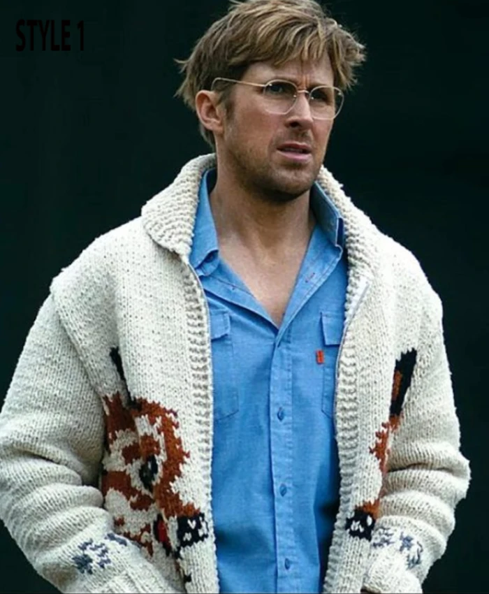 Movie Ryan Gosling Project Hail Mary Ryland Grace Fox Cardigan Sale