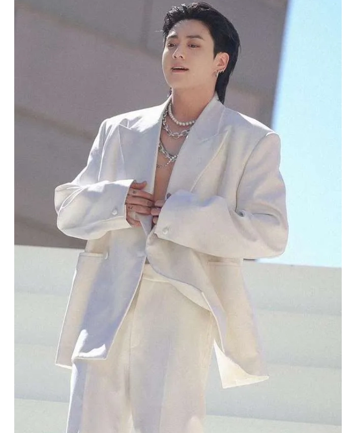 Music Video The Groovy Pop Anthem 3D Jungkook White Suit Sale