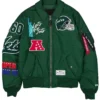 NFL American Football Conference New York Jets The Empire State Green MA1 Flight Jacket