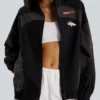 NFL Denver Broncos lululemon Womens Ventilated Oversized Black Track Jacket