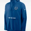 NFL Indianapolis Colts Rivalries Sideline Nike Half Zip Anorak Jacket
