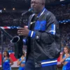 NFL Team Detroit Lions Mike Phillips Black Varsity Jacket Sale