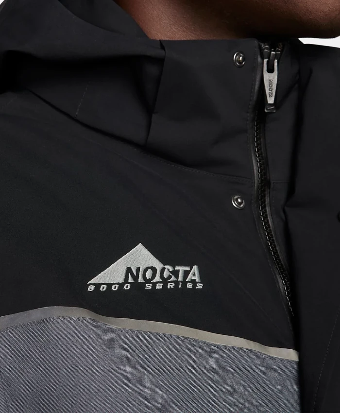 NOCTA 8K Peaks DLMTS 8000 Black and White Hooded Jacket
