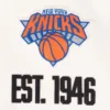 NY Knicks Modern Originals Classic Rib White and Blue Jacket