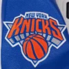 NY Knicks Modern Originals Classic Rib White and Blue Varsity Jacket