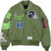 National Football Conference 2026 Seattle Seahawks Emerald City MA 1 Flight Bomber Jacket