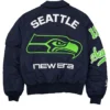 National Football Conference 2026 Seattle Seahawks Emerald City MA 1 Flight Bomber Jacket Sale