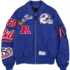 National Football League 2026 Buffalo Bills Queen City Wings MA1 Flight Blue Bomber Jacket