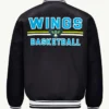 Dallas Wings Basketball Varsity Satin Jacket