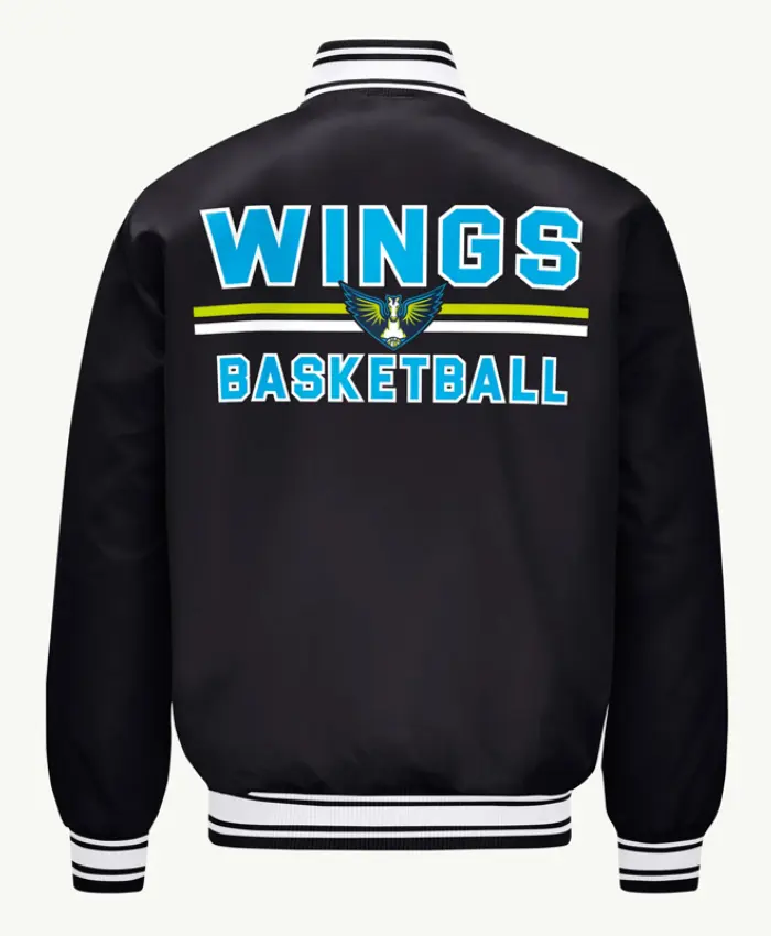 Dallas Wings Basketball Varsity Satin Jacket