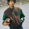 Timberland Wool Leather Letterman Jacket