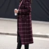 Only Murders In The Building Selena Gomez Plaid Coat
