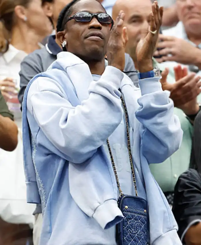 US Open Travis Scott Hooded white Jacket
