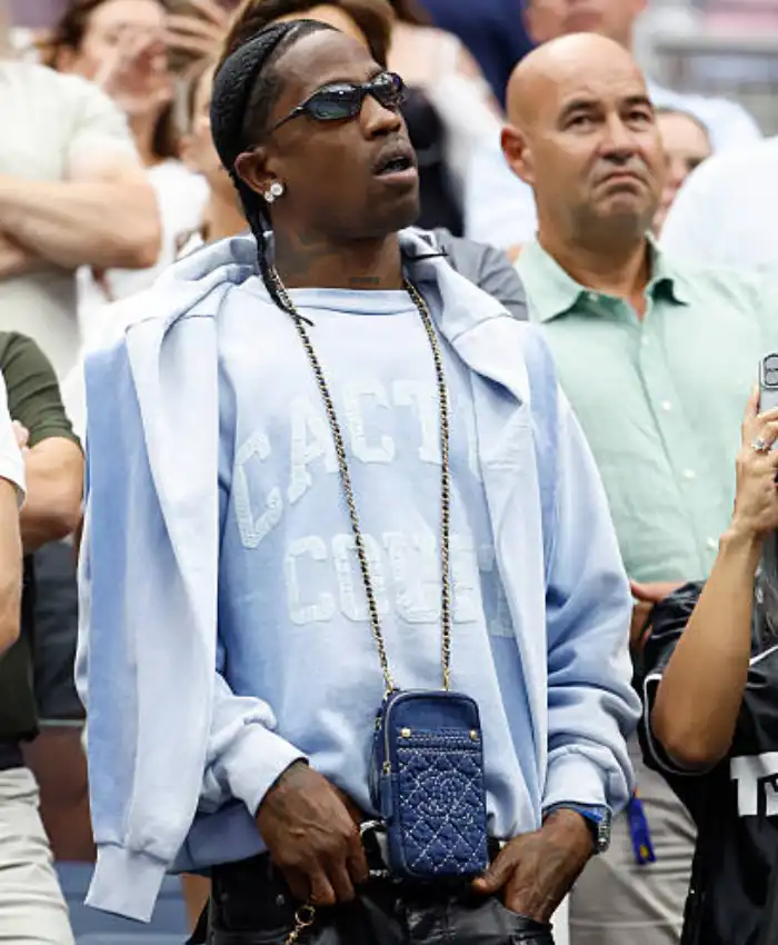 US Open Travis Scott Hooded white Jacket