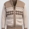 Men's Classic Full Zip Jacquard Cardigan