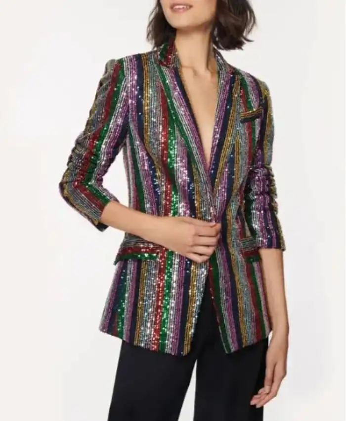 Real Housewives Richards Rainbow Sequin Blazer