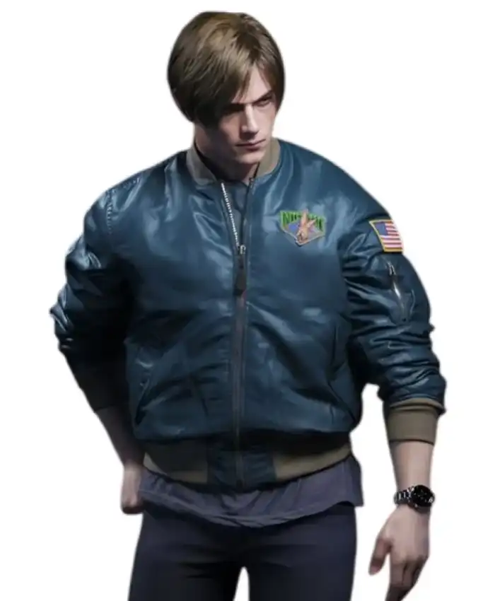 Leon Kennedy Resident Evil 4 Bomber Jacket