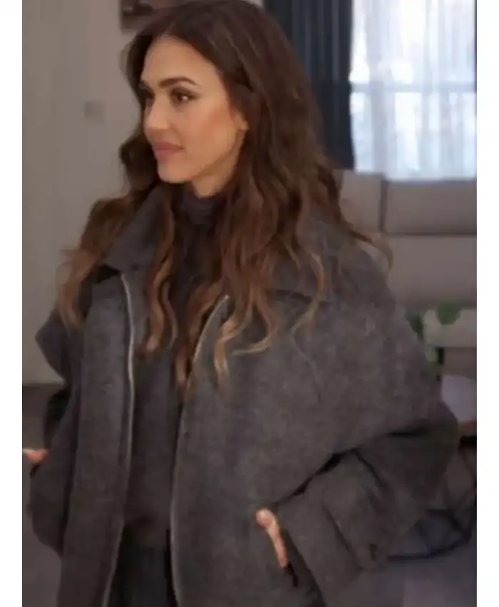 Jessica Alba Honest Renovations S04 Grey Jacket