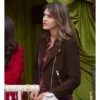 Aimee Teegarden Love Finds You Suede Leather Jacket