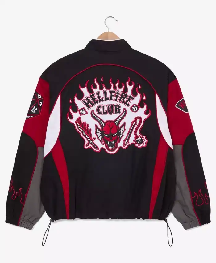 Stranger Things Multicolor Club Moto Jacket