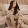 Belinda Levi’s Beige Denim Trucker Jacket