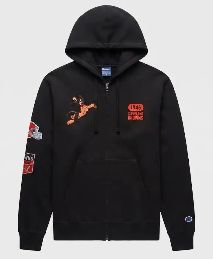 Browns Disney x Champion Pluto All-Star Zip-Up Hoodie