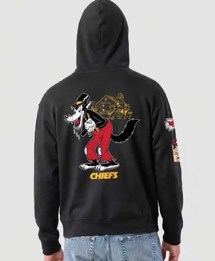 Chiefs Disney x Champion Big Bad Wolf All-Star Zip-Up Hoodie