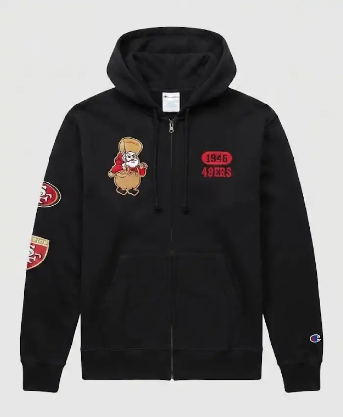 49ers Disney x Champion Captain Pete All-Star Zip-Up Hoodie