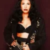 Singer Selena Quintanilla Embroidered Long Coat