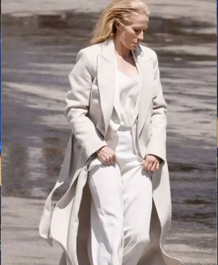 Gillian Anderson Animals 2026 Wool Trench Coat
