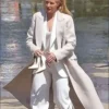 Gillian Anderson Animals 2026 Wool Trench Coat