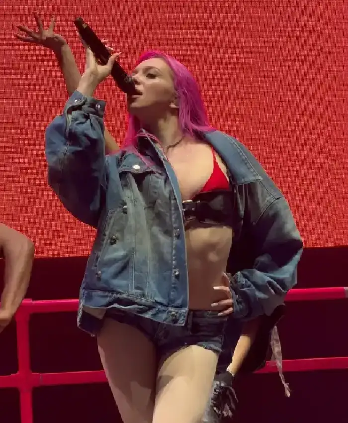 Adéla Electric Picnic 2026 Blue Denim Jacket