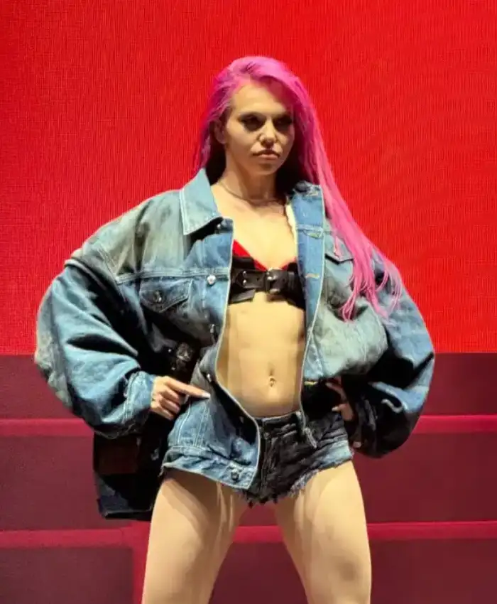 Adéla Electric Picnic 2026 Blue Denim Jacket