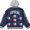 Supreme Champion Varsity Jacket with Hood