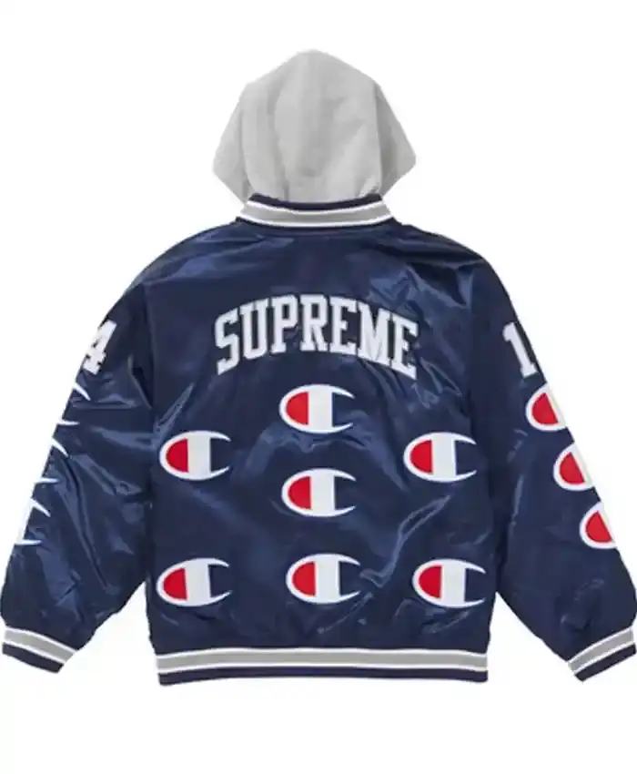 Supreme Champion Varsity Jacket with Hood
