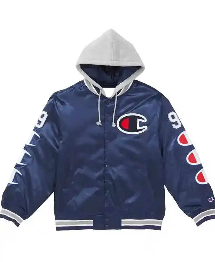 Supreme Champion Varsity Jacket with Hood