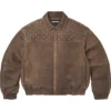 Supeme FW26 Quilted Leather Jacket