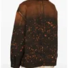 American Idol S24 Chris Tungseth Paint Splatter Denim Jacket