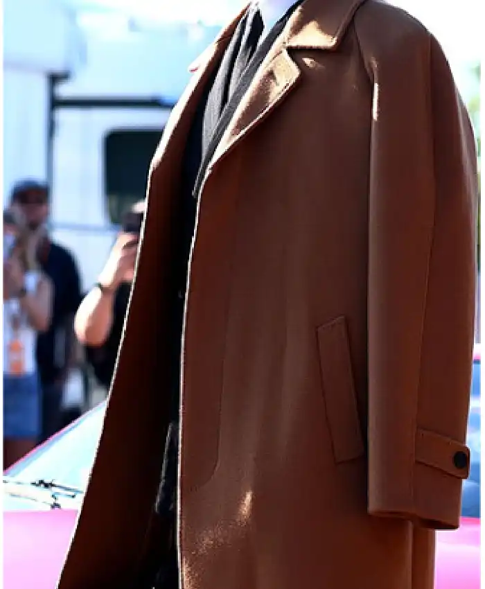 2026 Grand Prix Lewis Hamilton Brown Coat